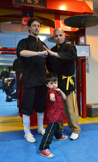 Italian Shaolin student Francesco Airaghi